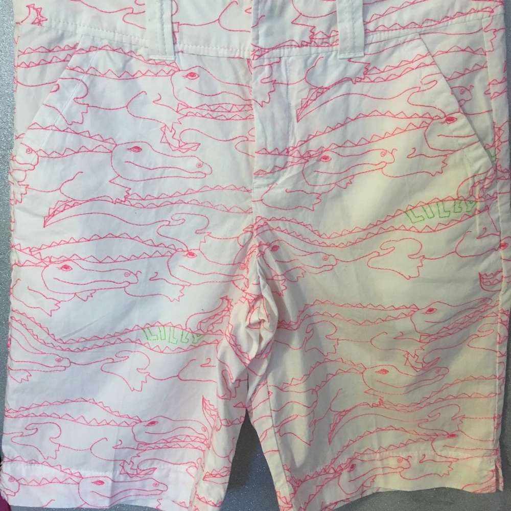 Lilly Pulitzer Alligator Shorts